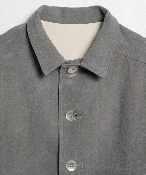 STUDIOUS(ステュディオス)の「【AXIS】Short Length Blouson(ブルゾン・メンズ・ダークグレー/ブラック・FREE)」の9枚目の写真
