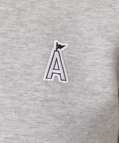 ADABAT STREAM(アダバットストリーム)の「エンブレムロゴハーフジップフーディ(Tシャツ/カットソー・レディース・ブラック/ブルー系その他/ライトグレー系9/ブラウン系その他・42/38/40)」の9枚目の写真