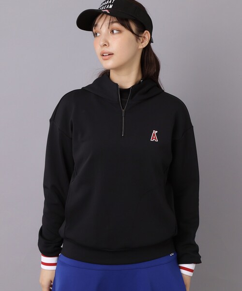 ADABAT STREAM(アダバットストリーム)の「エンブレムロゴハーフジップフーディ(Tシャツ/カットソー・レディース・ブラック/ブルー系その他/ライトグレー系9/ブラウン系その他・42/38/40)」の10枚目の写真