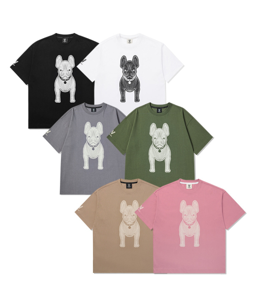 LIFE WORK(ライフワーク)の「共用) シルケットラドックプリント半袖Tシャツ(Tシャツ/カットソー・レディース・ホワイト/ピンク/ダークベージュ/カーキ/グレー/ブラック・X-SMALL/SMALL/MEDIUM/LARGE)」の7枚目の写真