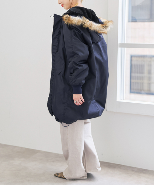 Spick & Span(スピックアンドスパン)の「TICCA / ティッカ モッズコート(モッズコート・レディース・ブラウン系その他/ネイビー・FREE)」の22枚目の写真