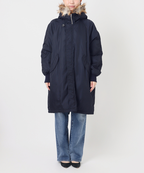 Spick & Span(スピックアンドスパン)の「TICCA / ティッカ モッズコート(モッズコート・レディース・ブラウン系その他/ネイビー・FREE)」の8枚目の写真
