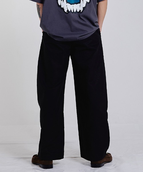 EFFECTEN(エフェクテン)の「mp15504-2tuck wide pants タックワイドパンツ(efsc-06)(その他パンツ・メンズ・ベージュ/ブラック・M/XL/L)」の8枚目の写真