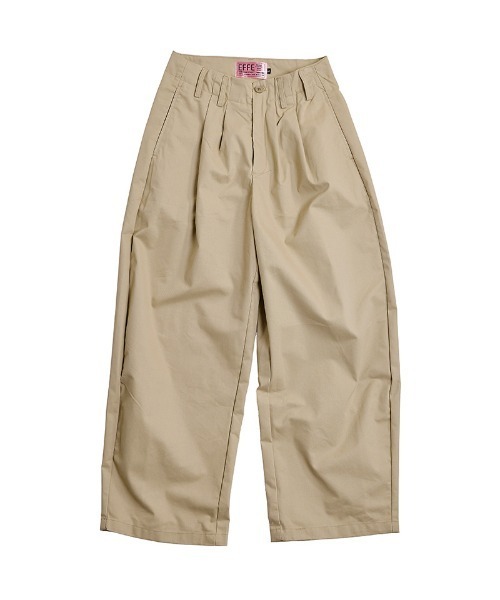EFFECTEN(エフェクテン)の「mp15504-2tuck wide pants タックワイドパンツ(efsc-06)(その他パンツ・メンズ・ベージュ/ブラック・M/XL/L)」の12枚目の写真