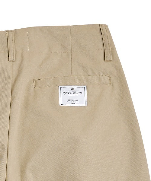 EFFECTEN(エフェクテン)の「mp15504-2tuck wide pants タックワイドパンツ(efsc-06)(その他パンツ・メンズ・ベージュ/ブラック・M/XL/L)」の17枚目の写真