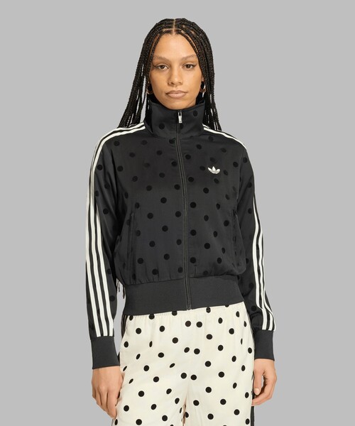 adidas（アディダス）の「【adidas/アディダス】ドットパーカー/ドット柄/パーカー（パーカー・レディース・オフホワイト/ブラック・M/L）」の9枚目の写真