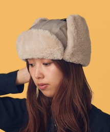 Columbia | Columbia/コロンビア キースハイツ フライトキャップ 耳あて付き ジェットキャップ ブランドタグ ファー 2026年秋冬 秋服 冬服(キャップ)