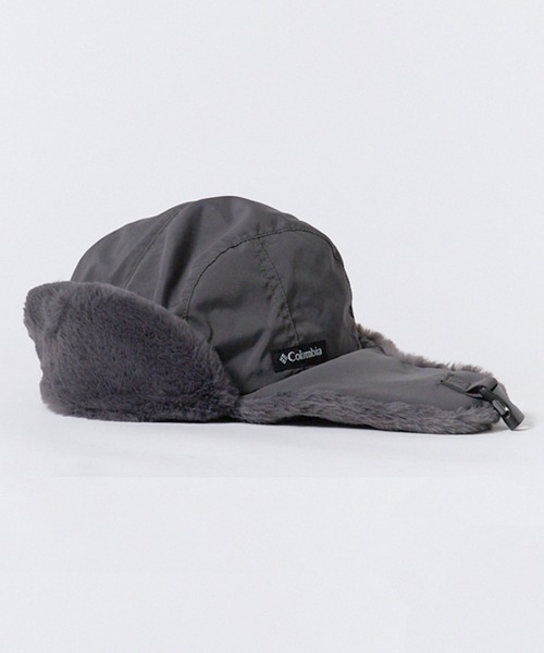 Columbia（コロンビア）の「Columbia/コロンビア キースハイツ フライトキャップ 耳あて付き ジェットキャップ ブランドタグ ファー 2026年秋冬 秋服 冬服（キャップ・メンズ・ブラック/ベージュ・FREE）」の16枚目の写真