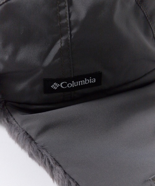 Columbia（コロンビア）の「Columbia/コロンビア キースハイツ フライトキャップ 耳あて付き ジェットキャップ ブランドタグ ファー 2026年秋冬 秋服 冬服（キャップ・メンズ・ブラック/ベージュ・FREE）」の6枚目の写真