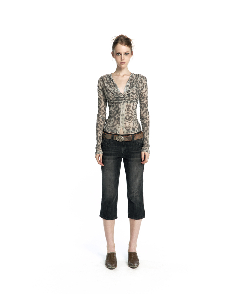 KASHIKO(カシコ)の「Romantic Hook Corset Top Leopard(Tシャツ/カットソー・レディース・その他・SMALL/MEDIUM)」の2枚目の写真