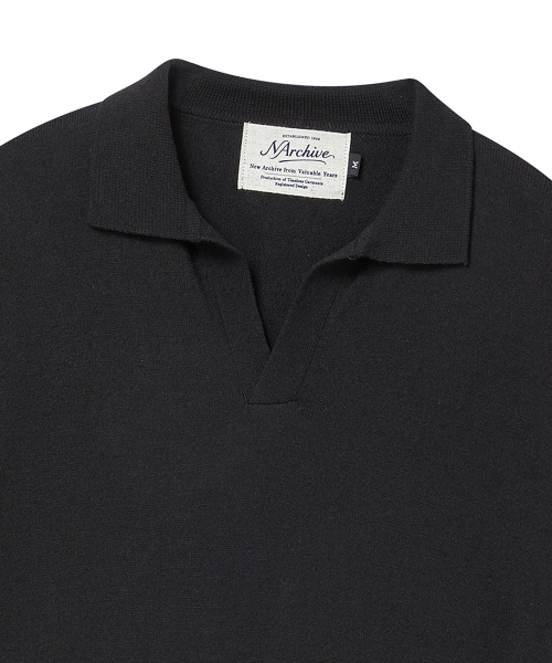 Beyond Closet（-）の「[COLLECTION LINE] ファインウールフィットカラーニットブラック（ニット/セーター・メンズ・その他・LARGE/MEDIUM）」の4枚目の写真