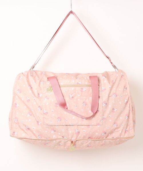 Disney（ディズニー）の「【Disney/ディズニー】 ミニーマウス 折りたたみボストンバッグ（L）（ボストンバッグ・レディース・ピンク・FREE）」の2枚目の写真