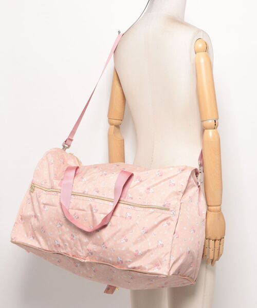 Disney（ディズニー）の「【Disney/ディズニー】 ミニーマウス 折りたたみボストンバッグ（L）（ボストンバッグ・レディース・ピンク・FREE）」の6枚目の写真