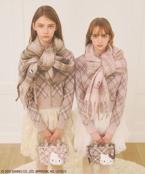 JILL by JILL STUART(ジルバイジルスチュアート)の「<ハローキティコラボ>チェックフリルトートミニ(トートバッグ・レディース・ブラウン系その他/ピンク系その他・FREE)」の20枚目の写真