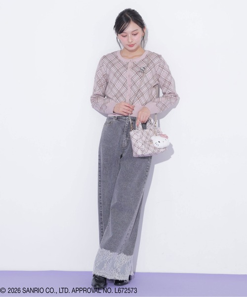 JILL by JILL STUART(ジルバイジルスチュアート)の「<ハローキティコラボ>チェックフリルトートミニ(トートバッグ・レディース・ブラウン系その他/ピンク系その他・FREE)」の18枚目の写真