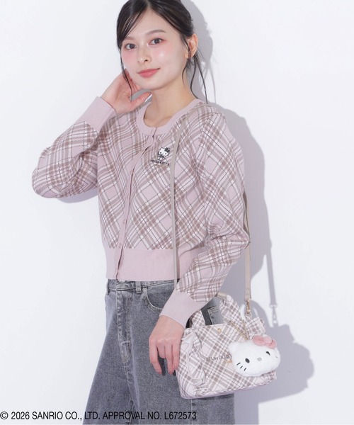 JILL by JILL STUART(ジルバイジルスチュアート)の「<ハローキティコラボ>チェックフリルトートミニ(トートバッグ・レディース・ブラウン系その他/ピンク系その他・FREE)」の17枚目の写真