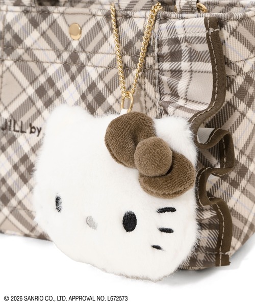 JILL by JILL STUART(ジルバイジルスチュアート)の「<ハローキティコラボ>チェックフリルトートミニ(トートバッグ・レディース・ブラウン系その他/ピンク系その他・FREE)」の11枚目の写真