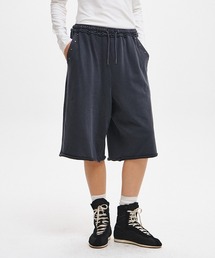 【GENERAL IDEA】ヴィンテージピグメントバミューダパンツ / VINTAGE PIGMENT-WASHED BERMUDA SHORTS