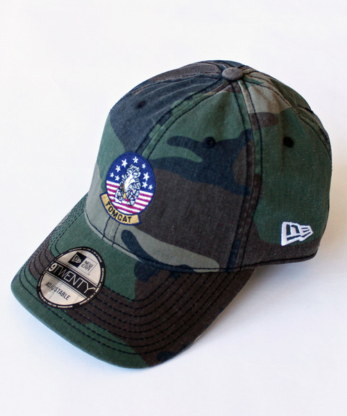 AVIREX（アヴィレックス）の「AVIREX×NEW ERA/アヴィレックス×ニューエラ/9TWENTY　゛TOM CAT゛/ナイントウェンティー　トムキャット　（キャップ・レディース・ブラック/オリーブ/カモフラージュ・FREE）」の3枚目の写真