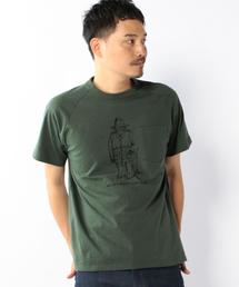 coen | 【C.MC】吸水速乾ラグランTシャツ(Tシャツ/カットソー)