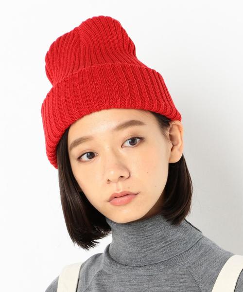 Another Edition(アナザーエディション)の「プレーンリブワッチ/AEBC PLN LIB WATCH◆(ニットキャップ/ビーニー・レディース・ブラック/グレー/レッド・FREE)」の7枚目の写真