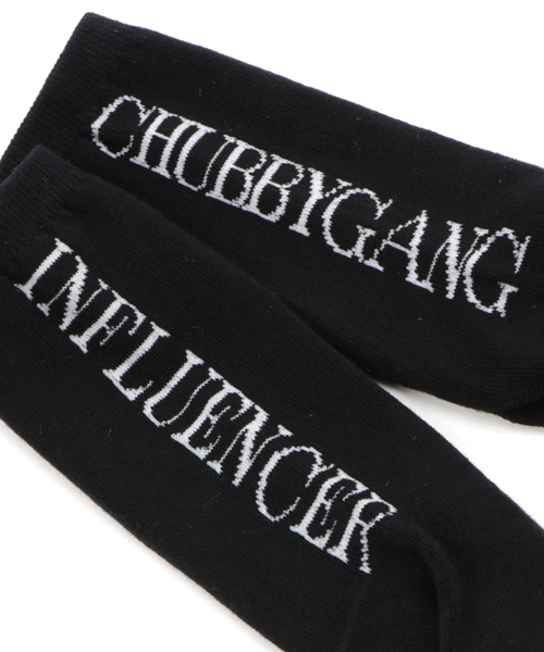 CHUBBYGANG(チャビーギャング)の「縦ロゴデザインクルーソックス(ソックス/靴下・キッズ・ブラック/イエロー/その他1/ホワイト・19/22)」の7枚目の写真