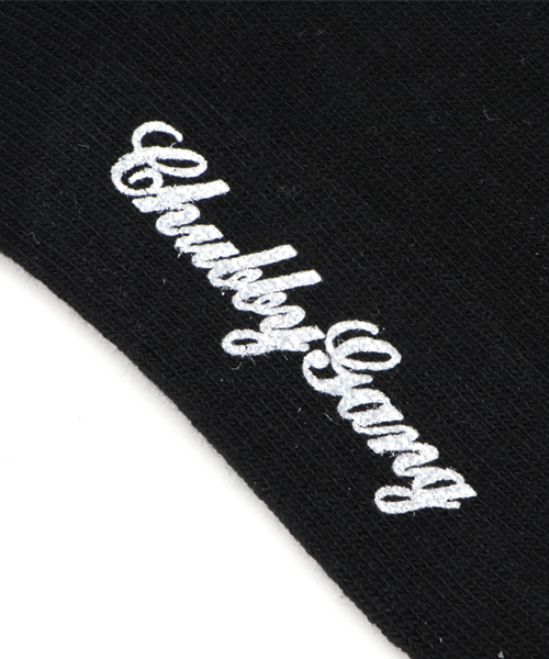 CHUBBYGANG(チャビーギャング)の「縦ロゴデザインクルーソックス(ソックス/靴下・キッズ・ブラック/イエロー/その他1/ホワイト・19/22)」の8枚目の写真