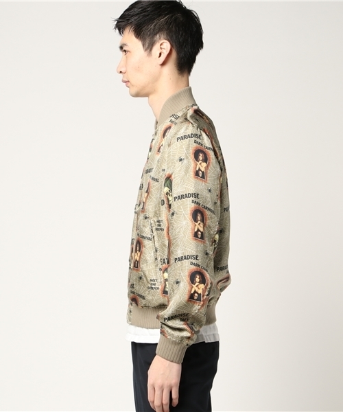HYSTERIC GLAMOUR（ヒステリックグラマー）の「PARADISE AFTER DARK総柄 スカジャン（スカジャン・メンズ・その他2・SMALL/MEDIUM/LARGE）」の2枚目の写真