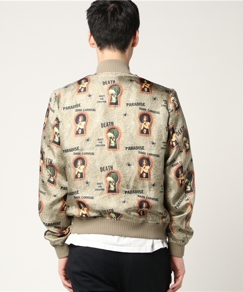 HYSTERIC GLAMOUR（ヒステリックグラマー）の「PARADISE AFTER DARK総柄 スカジャン（スカジャン・メンズ・その他2・SMALL/MEDIUM/LARGE）」の3枚目の写真