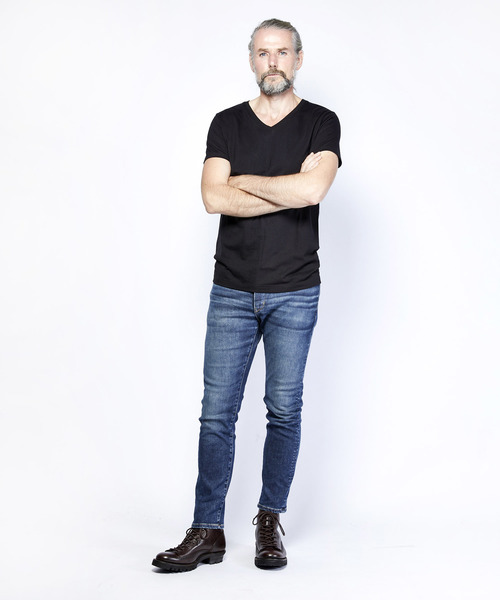 junhashimoto（ジュンハシモト）の「SERIBU V SS（Tシャツ/カットソー・メンズ・ネイビー/ホワイト/ブラック・3/4/5/2/1）」の20枚目の写真