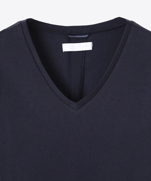 junhashimoto（ジュンハシモト）の「SERIBU V SS（Tシャツ/カットソー・メンズ・ネイビー/ホワイト/ブラック・3/4/5/2/1）」の6枚目の写真