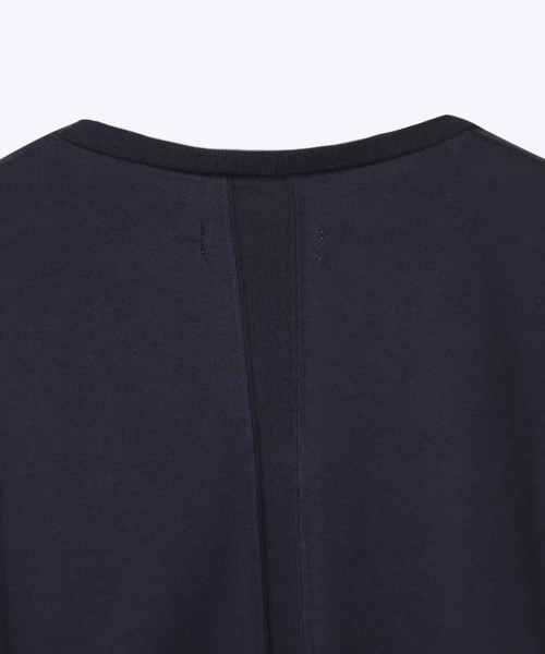 junhashimoto（ジュンハシモト）の「SERIBU V SS（Tシャツ/カットソー・メンズ・ネイビー/ホワイト/ブラック・3/4/5/2/1）」の7枚目の写真