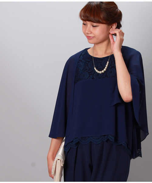 TRUDEA(トルディア)の「2WAYマントトップス タックテーパードパンツ セットアップ(セットアップ・レディース・ブラック/ベージュ/ネイビー/ピンク・MEDIUM/SMALL/LARGE/X-LARGE)」の22枚目の写真