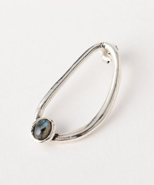 BEAUTY&YOUTH UNITED ARROWS(ビューティーアンドユースユナイテッドアローズ)の「<VELATTI>リングピアス ◆(ピアス(両耳用)・レディース・シルバー・FREE)」の3枚目の写真