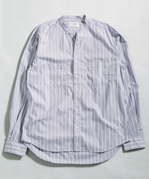 MANUAL ALPHABET（マニュアル アルファベット）の「MANUAL ALPHABET STRIPE BAND COLLAR