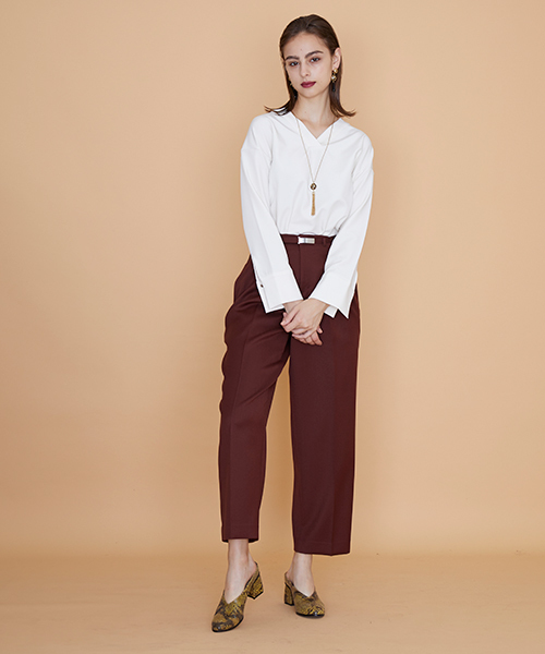 UNITED TOKYO（ユナイテッドトウキョウ）の「ワイドスリーブスキッパーシャツ（シャツ/ブラウス・レディース・ホワイト/サックスブルー/ブラック・1）」の13枚目の写真