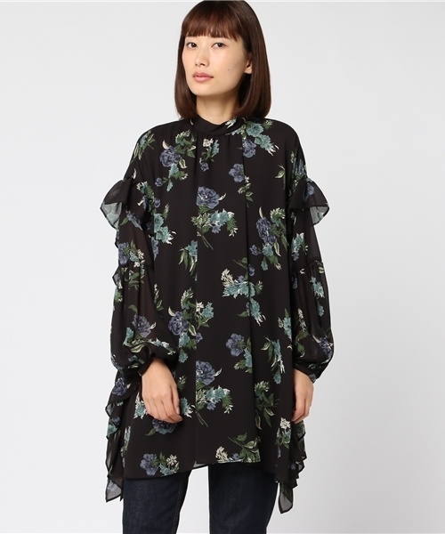 CLANE（クラネ）の「【CLANE】BLOOM FLOWER FRILL BROUSE（Tシャツ 