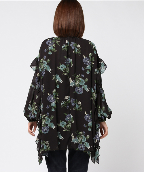 CLANE（クラネ）の「【CLANE】BLOOM FLOWER FRILL BROUSE（T