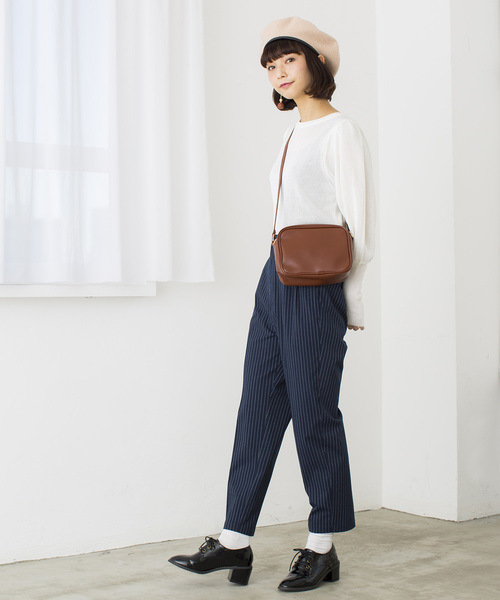 WEGO（ウィゴー）の「WEGO/チェックタックテーパードパンツ（スラックス・レディース・グレー系その他2/ブルー系その他4・MEDIUM/LARGE）」の11枚目の写真