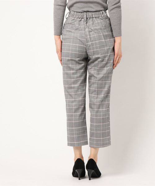 WEGO（ウィゴー）の「WEGO/チェックタックテーパードパンツ（スラックス・レディース・グレー系その他2/ブルー系その他4・MEDIUM/LARGE）」の3枚目の写真