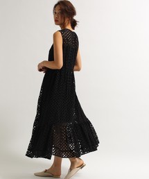 Ne Quittez Pas ヌキテパ の Ne Quittez Pasドットアイレットミディ丈ワンピース ワンピース Wear