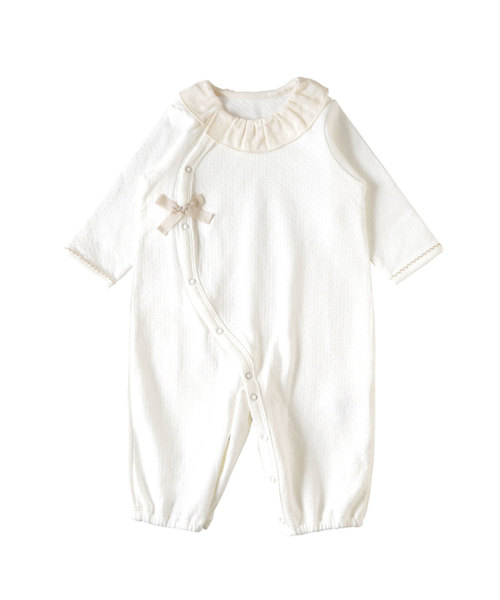 NAOMI ITO（ナオミイトウ）の「【NAOMI ITO（ナオミイトウ）】 2wayドレス（ロンパース・キッズ・オフホワイト/グレー/ホワイト系その他・50-70cm）」の5枚目の写真