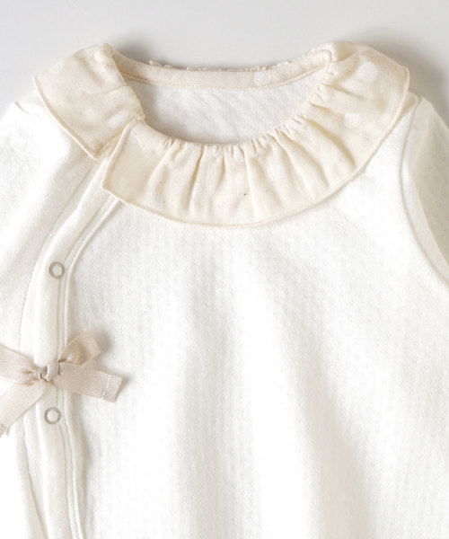 NAOMI ITO（ナオミイトウ）の「【NAOMI ITO（ナオミイトウ）】 2wayドレス（ロンパース・キッズ・オフホワイト/グレー/ホワイト系その他・50-70cm）」の7枚目の写真