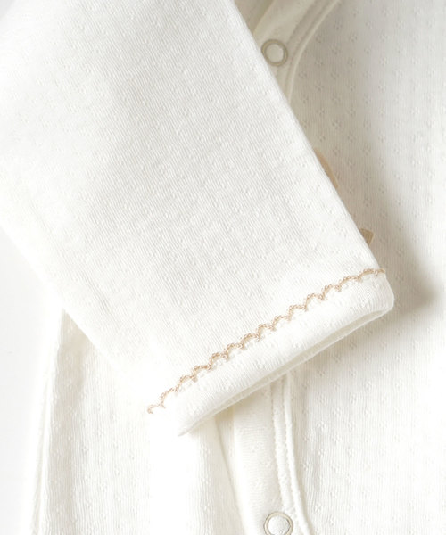 NAOMI ITO（ナオミイトウ）の「【NAOMI ITO（ナオミイトウ）】 2wayドレス（ロンパース・キッズ・オフホワイト/グレー/ホワイト系その他・50-70cm）」の8枚目の写真