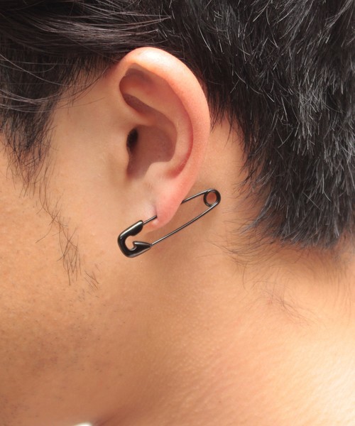 ANCHOR（アンカー）の「ピン ピアス（ピアス（片耳用）・メンズ・ブラック/シルバー/ゴールド・FREE）」の2枚目の写真