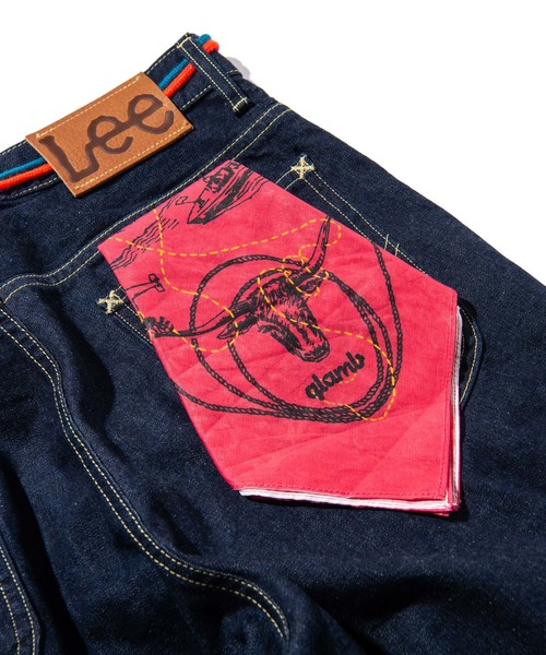 Lee(リー)の「Tuck riders denim by Lee / リー別注タックライダースデニムパンツ(デニムパンツ・メンズ・インディゴブルー・1/2/4/3)」の18枚目の写真