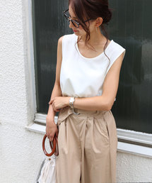 andme | ノースリーブ ブラウス ロング丈 トップス(シャツ/ブラウス)