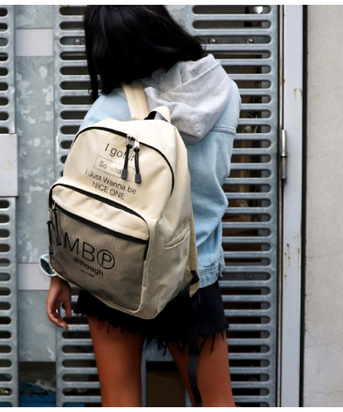 セール メッセージプリントリュック バックパック リュック Anap アナップ のファッション通販 Zozotown