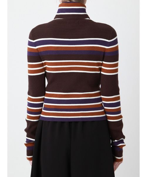 MURUA（ムルーア）の「マルチボーダータートルニット（ニット/セーター・レディース・その他/その他1・FREE）」の10枚目の写真