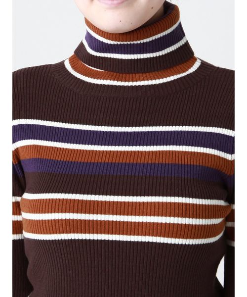 MURUA（ムルーア）の「マルチボーダータートルニット（ニット/セーター・レディース・その他/その他1・FREE）」の16枚目の写真